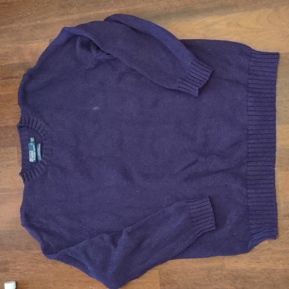 Men's purple Polo Ralph Lauren Sweater